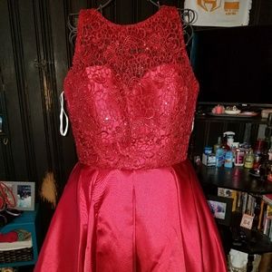 Red/Burgundy Homecoming Dress